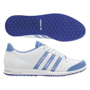 Women's Adidas Adicross Turf Golf Shoes - White & Royal Blue - 85 - NWT